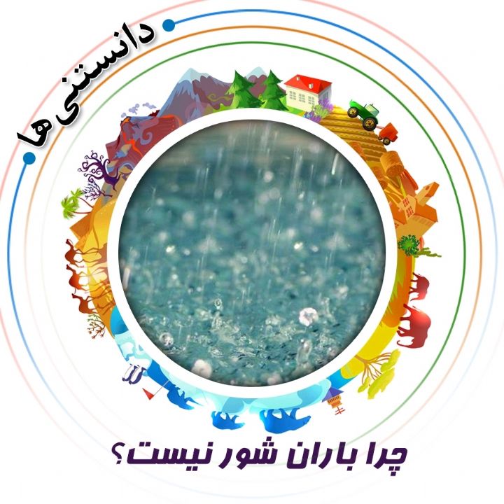 جلد کتاب صوتی چرا باران شور نیست؟