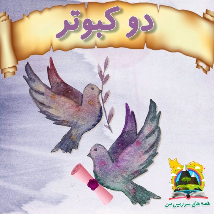 جلد کتاب صوتی دو کبوتر