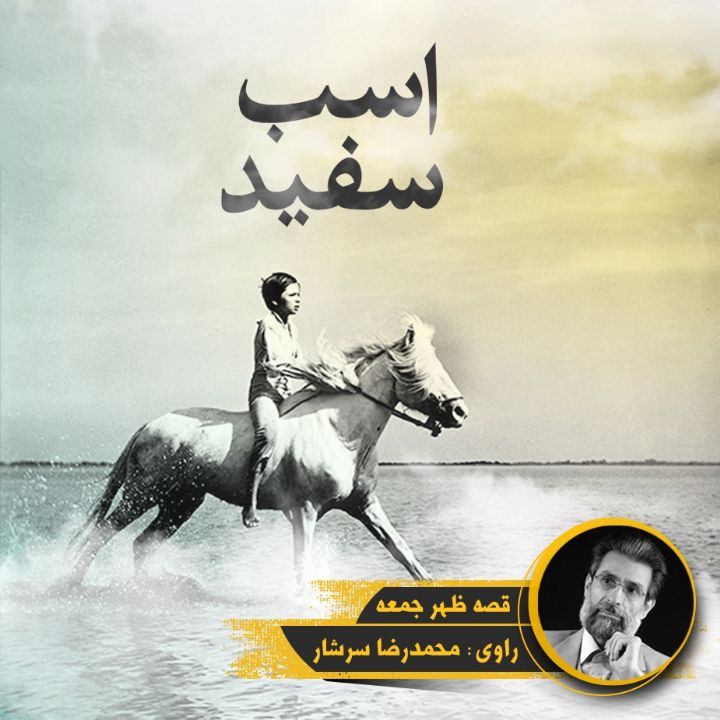 جلد کتاب صوتی اسب سفید (محمدرضا سرشار)