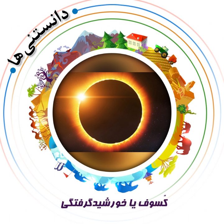 جلد کتاب صوتی کُسوف یا خورشیدگرفتگی