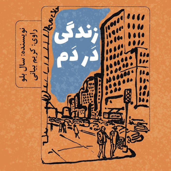 جلد کتاب صوتی زندگی در دم