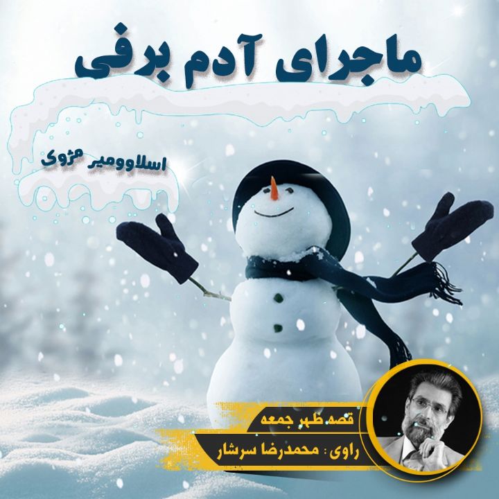 جلد کتاب صوتی ماجرای آدم برفی