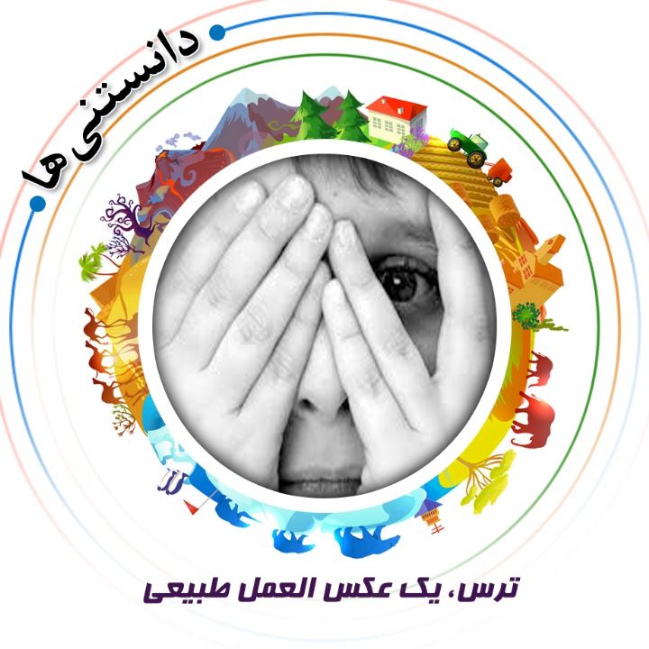 جلد کتاب صوتی ترس، یک عکس العمل طبیعی