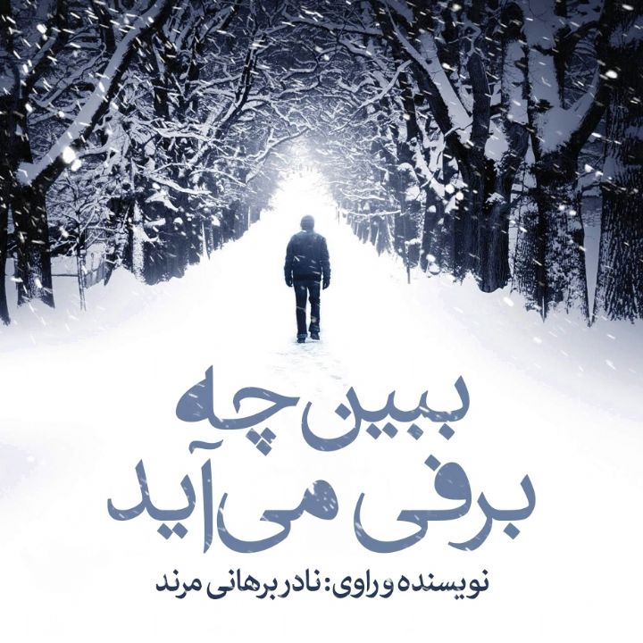 جلد کتاب صوتی ببین چه برفی می آید