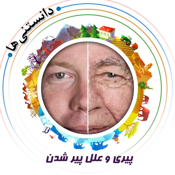 جلد کتاب صوتی پیری و علل پیر شدن