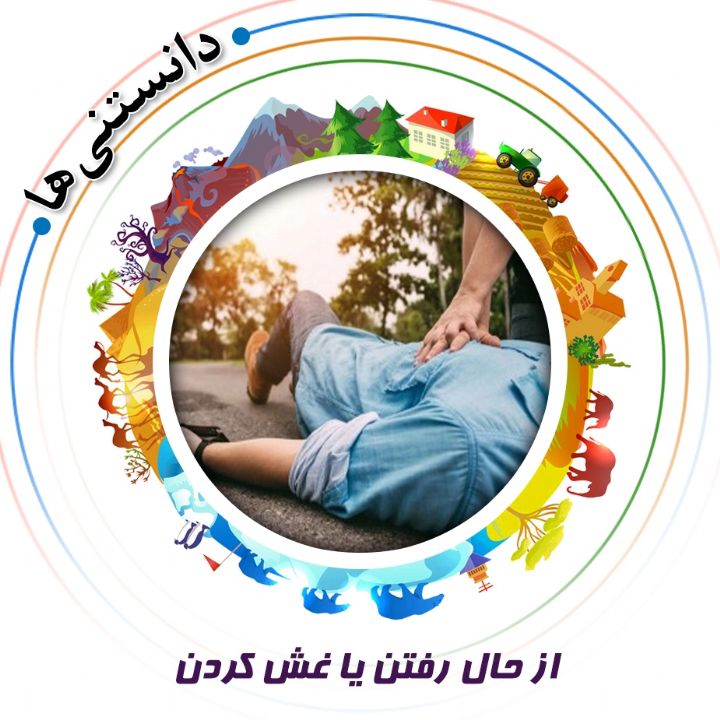 جلد کتاب صوتی از حال رفتن یا غش کردن