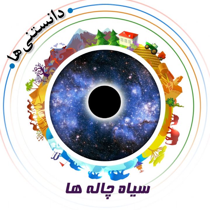 جلد کتاب صوتی سیاه چاله ها