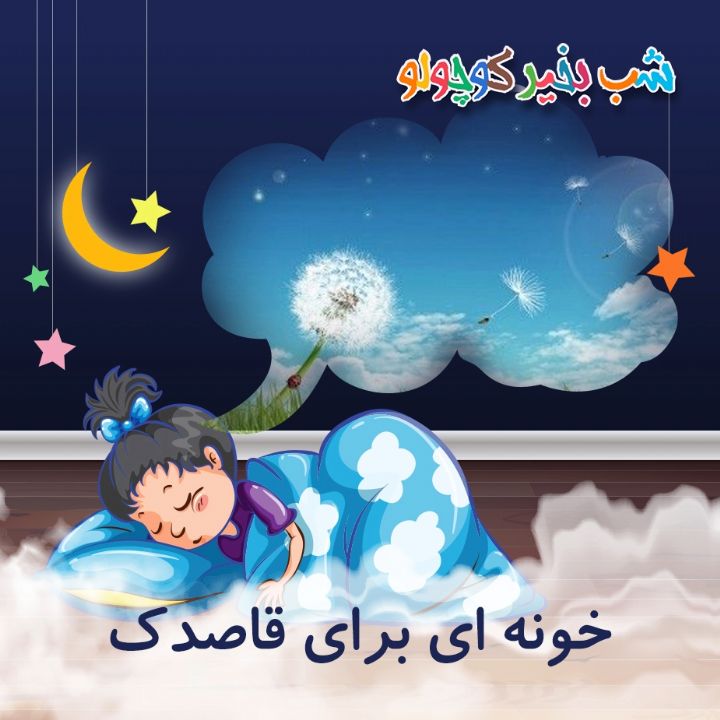 جلد کتاب صوتی خونه ای برای قاصدک