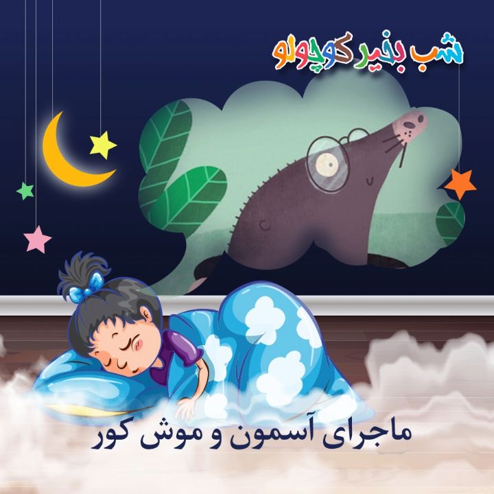 جلد کتاب صوتی ماجرای آسمون و موش کور