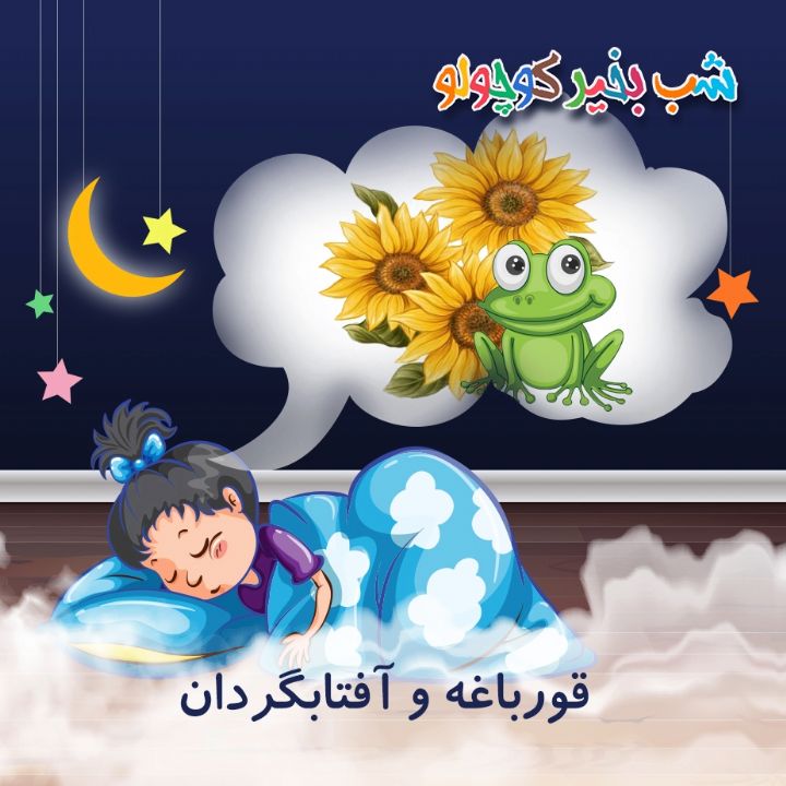 جلد کتاب صوتی قورباغه و آفتابگردان