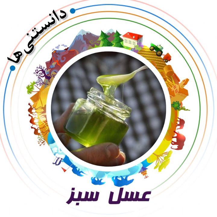 جلد کتاب صوتی عسل سبز