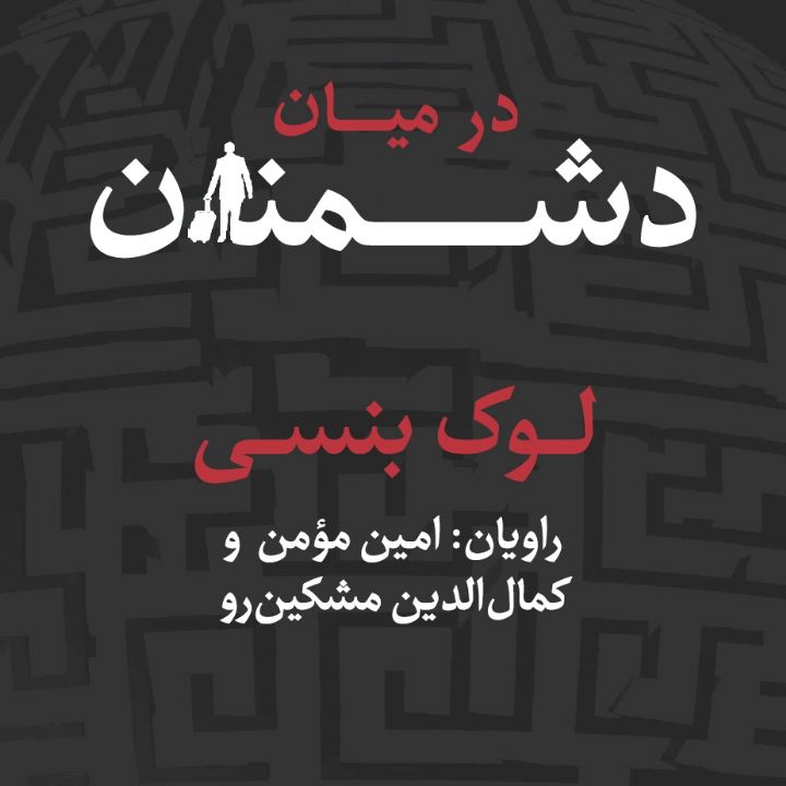 جلد کتاب صوتی در میان دشمنان