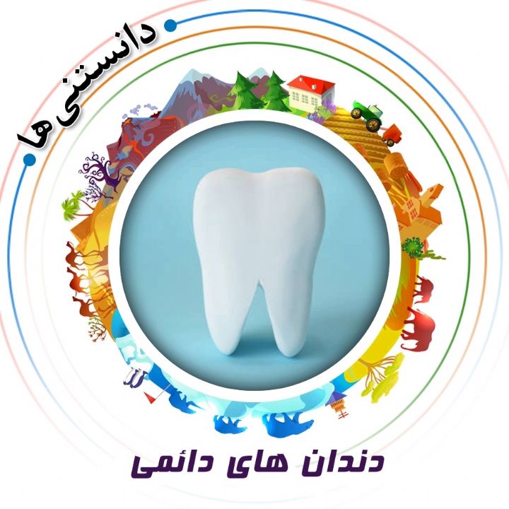 جلد کتاب صوتی دندان های دائمی