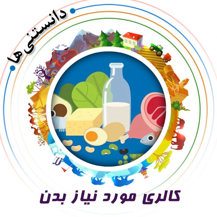 جلد کتاب صوتی کالری مورد نیاز بدن