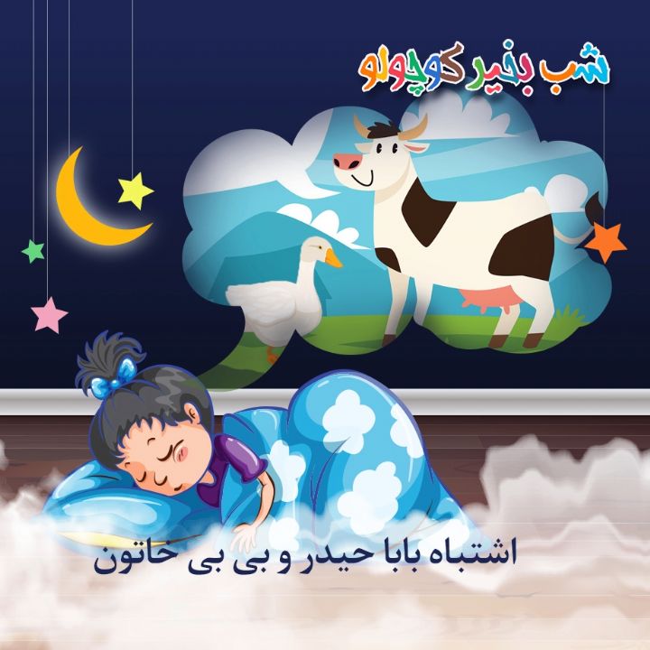 جلد کتاب صوتی اشتباه بابا حیدر و بی بی خاتون