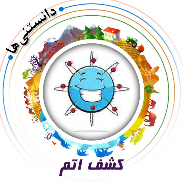 جلد کتاب صوتی کشف اتم