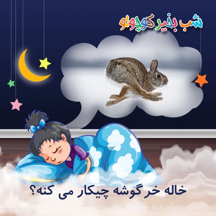 جلد کتاب صوتی خاله خرگوشه چیکار می کنه؟
