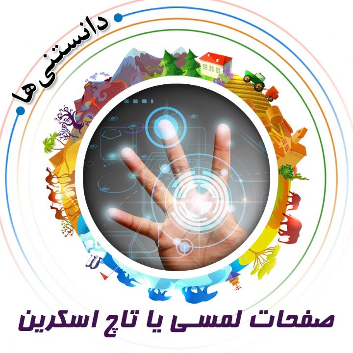 جلد کتاب صوتی صفحهات لمسی یا تاچ اسکرین