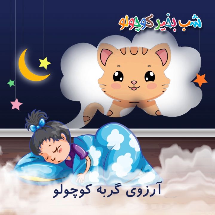 جلد کتاب صوتی آرزوی گربه کوچولو