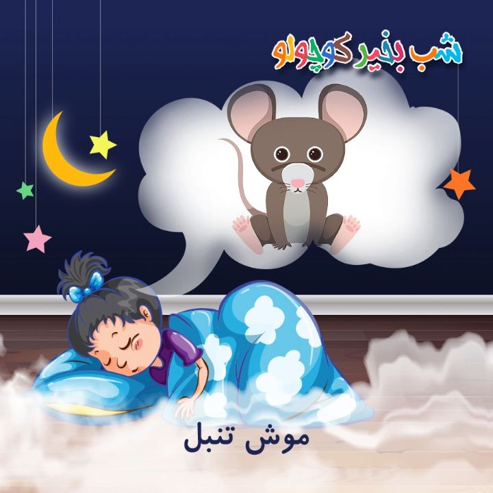 جلد کتاب صوتی موش تنبل