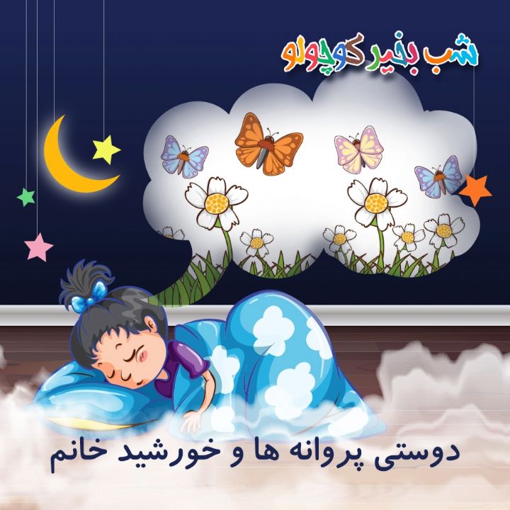 جلد کتاب صوتی دوستی پروانه ها و خورشید خانم