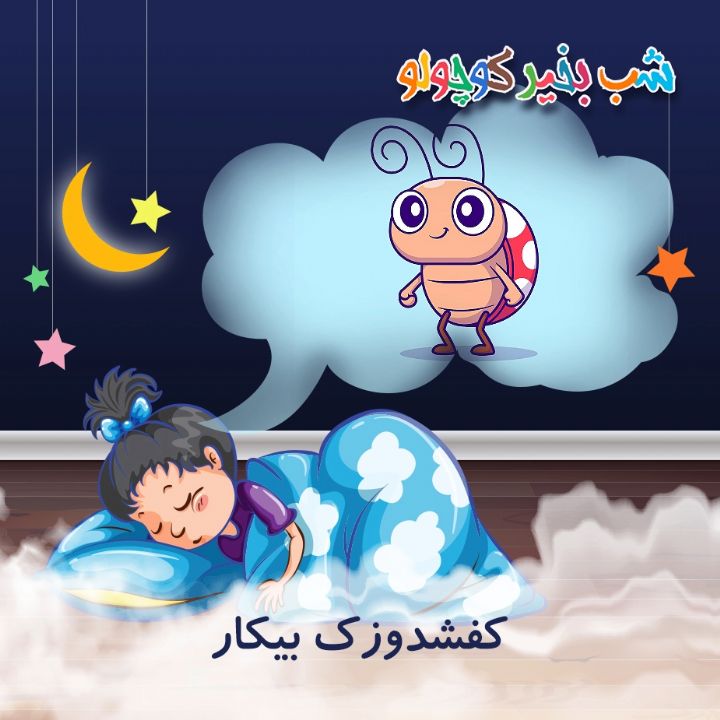 جلد کتاب صوتی کفشدوزک بیکار