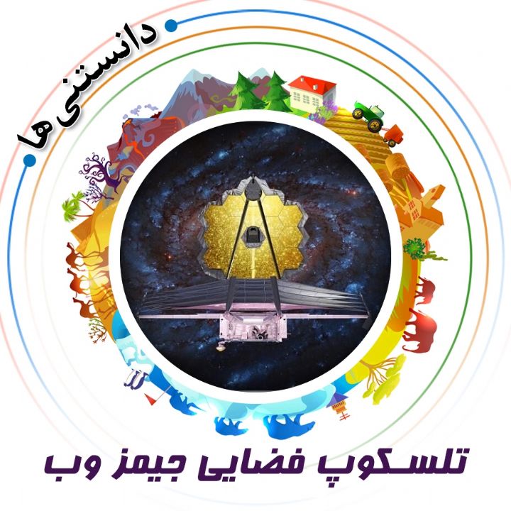 جلد کتاب صوتی تلسکوپ فضایی جیمز وب