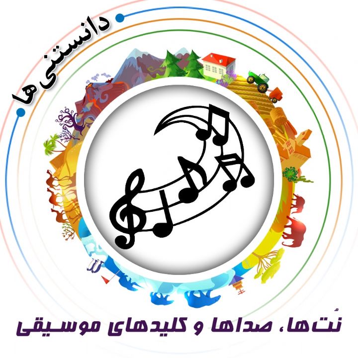 جلد کتاب صوتی نُت‌ها، صداها و کلیدهای موسیقی