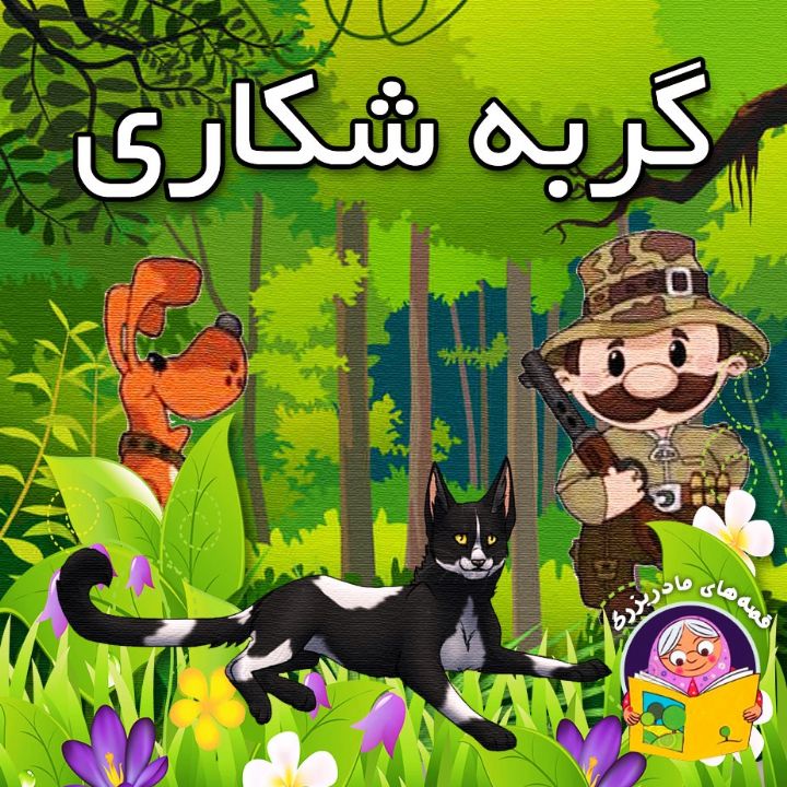 جلد کتاب صوتی گربه شکاری