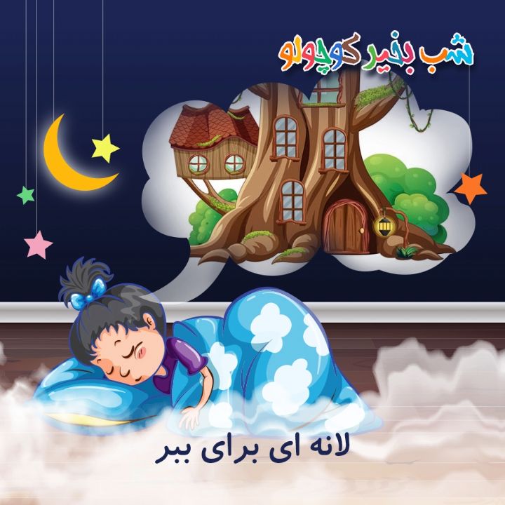 جلد کتاب صوتی لانه ای برای ببر