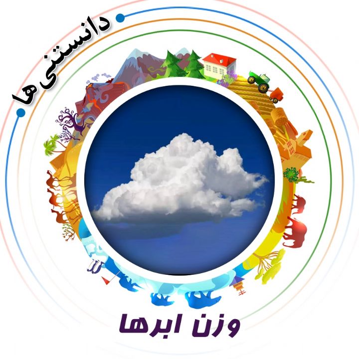 جلد کتاب صوتی وزن ابرها