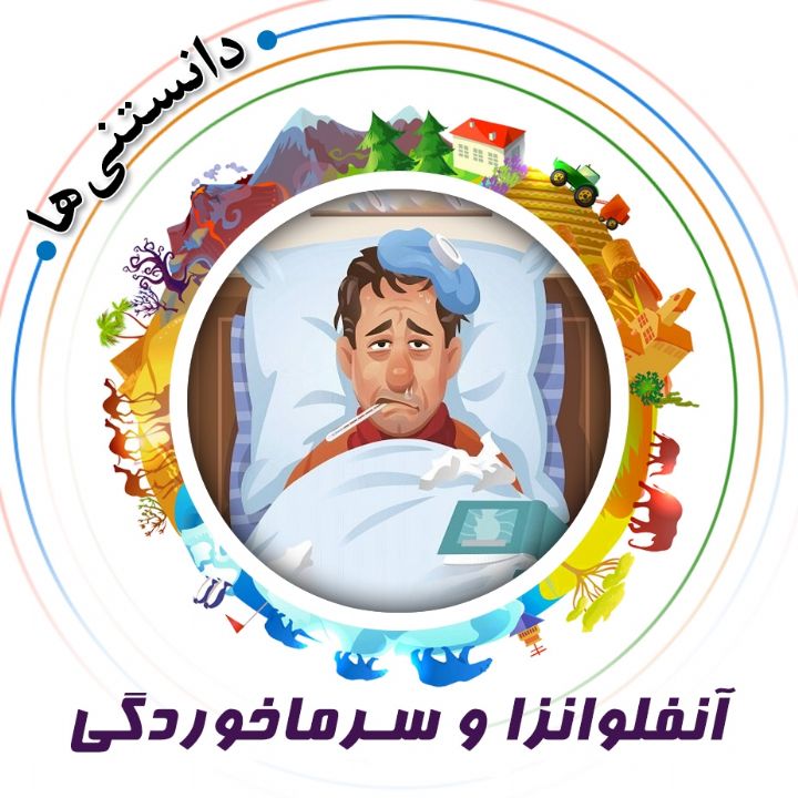 جلد کتاب صوتی آنفلوانزا و سرماخوردگی