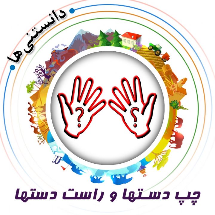 جلد کتاب صوتی چپ دستها و راست دستها