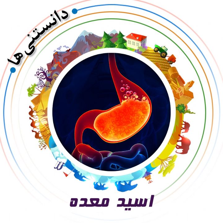 جلد کتاب صوتی اسید معده