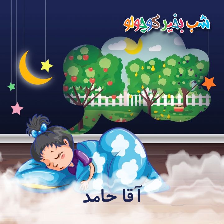 جلد کتاب صوتی آقا حامد