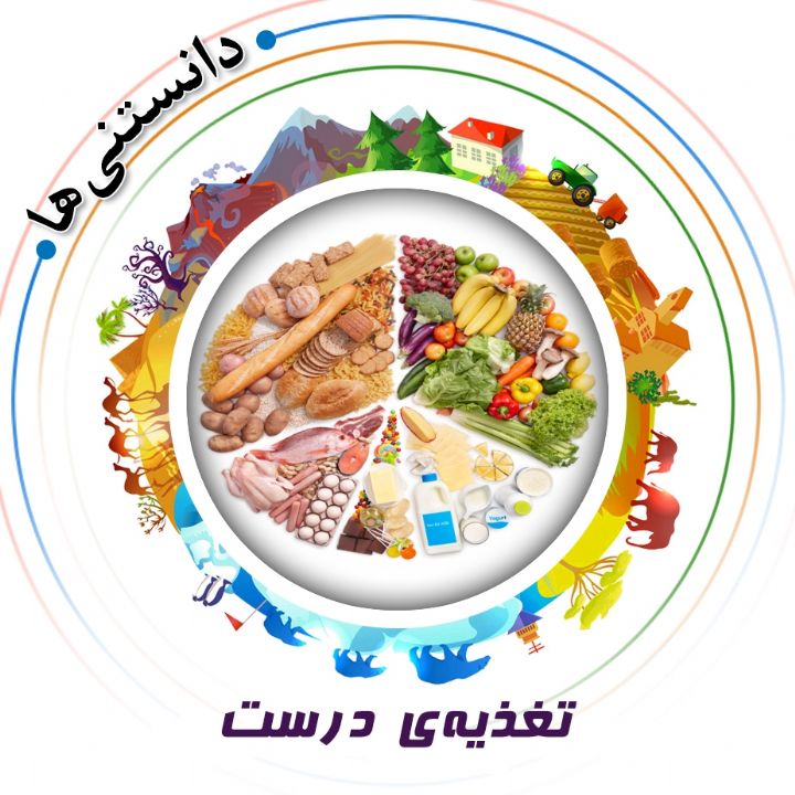 جلد کتاب صوتی تغذیه‌ی درست