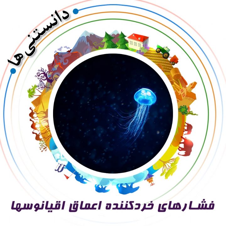 جلد کتاب صوتی فشارهای خردکننده‌ اعماق اقیانوسها