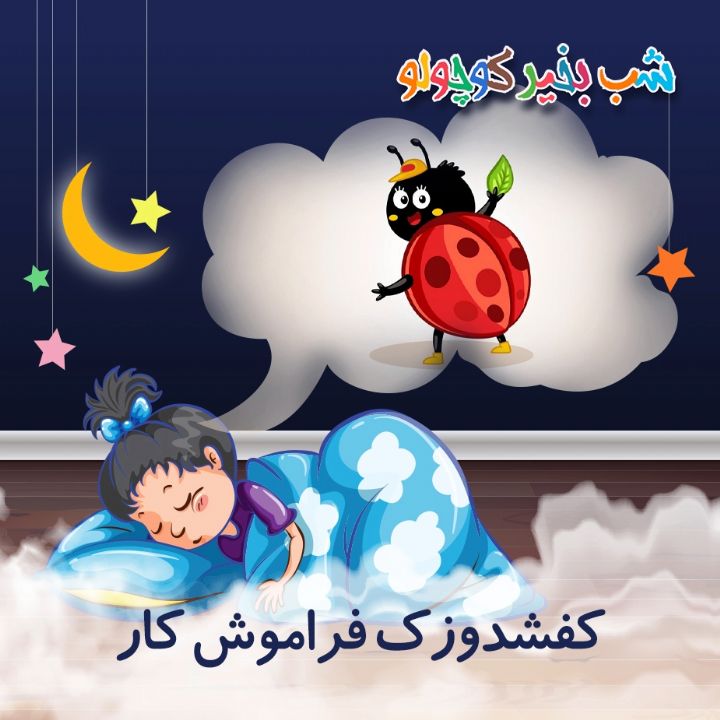 جلد کتاب صوتی کفشدوزک فراموش کار