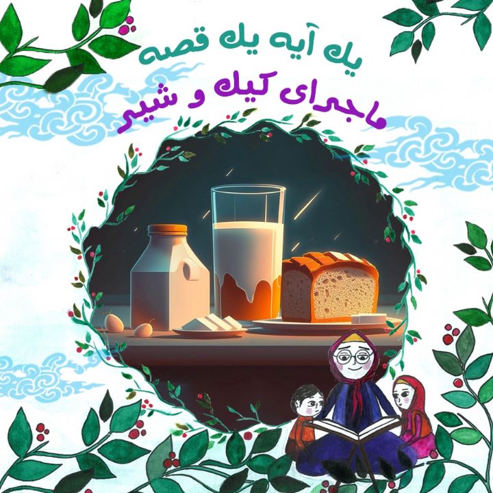 جلد کتاب صوتی ماجرای کیک و شیر