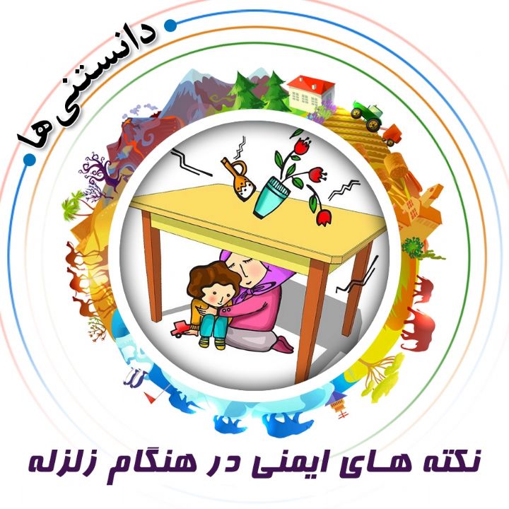 جلد کتاب صوتی نکته های ایمنی در هنگام زلزله