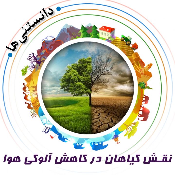 جلد کتاب صوتی نقش گیاهان در کاهش آلوگی هوا