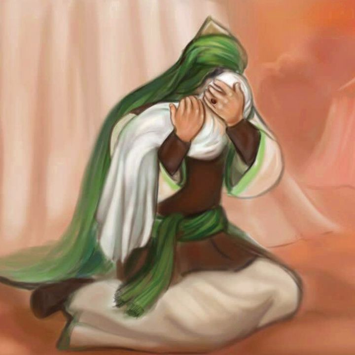 جلد کتاب صوتی ماهی سرخ ویژه شهادت حضرت علی اصغر(ع)