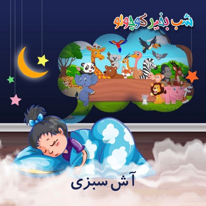 جلد کتاب صوتی آش سبزی