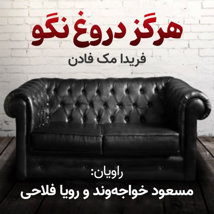 جلد کتاب صوتی هرگز دروغ نگو
