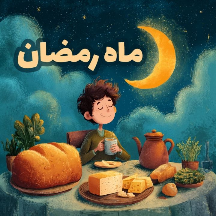 جلد کتاب صوتی ماه رمضان (ارکستر)
