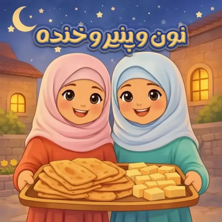جلد کتاب صوتی نون و پنیر و خنده
