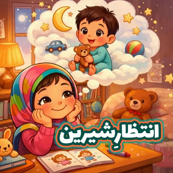 جلد کتاب صوتی انتظار شیرین