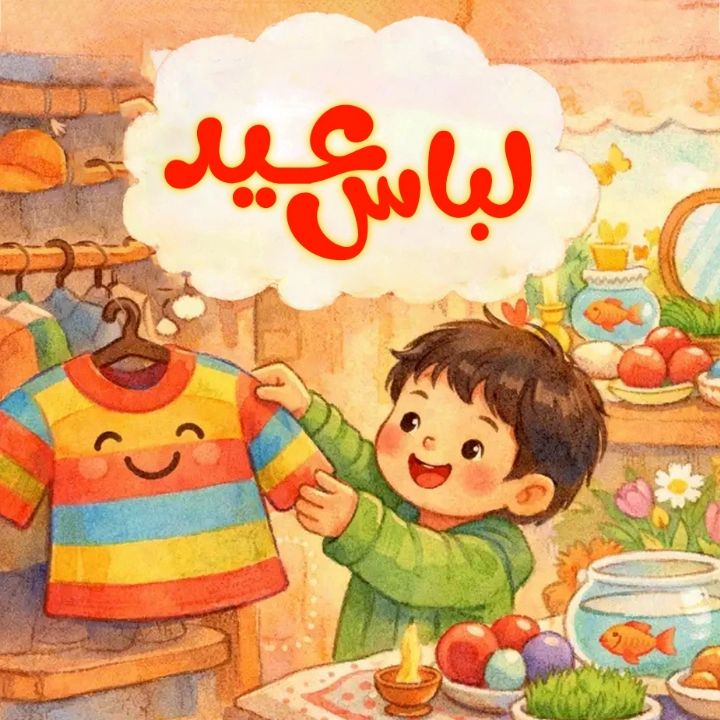 جلد کتاب صوتی لباس عید (زهراسادات عسکری نژاد)