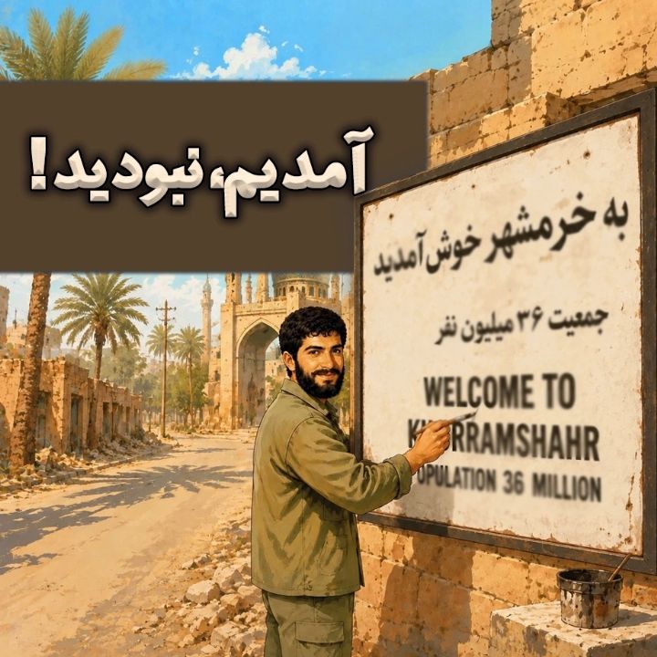 جلد کتاب صوتی آمدیم، نبودید!