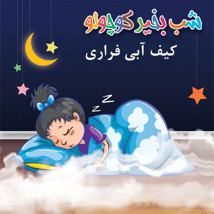 جلد کتاب صوتی کیف آبی فراری